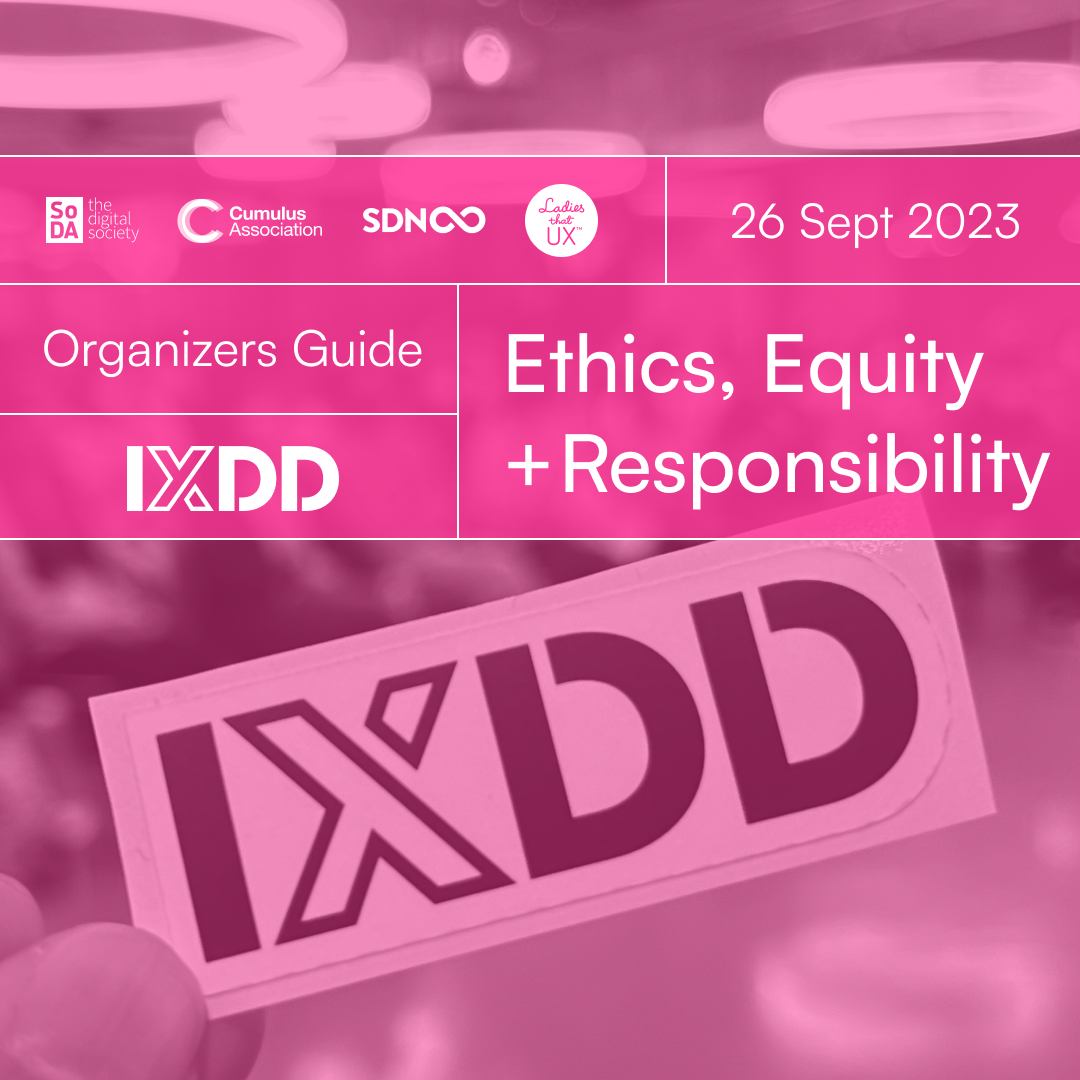 IxDD Organizer cover